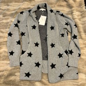 Verve Ami Star Cardigan Sweater Sz Medium